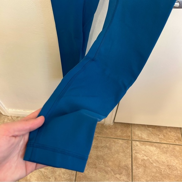 lululemon athletica Wunder Train 28” Teal Size 6 Fast Drying High Rise - Picture 3 of 8